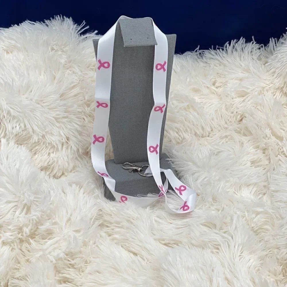 Breast cancer lanyard